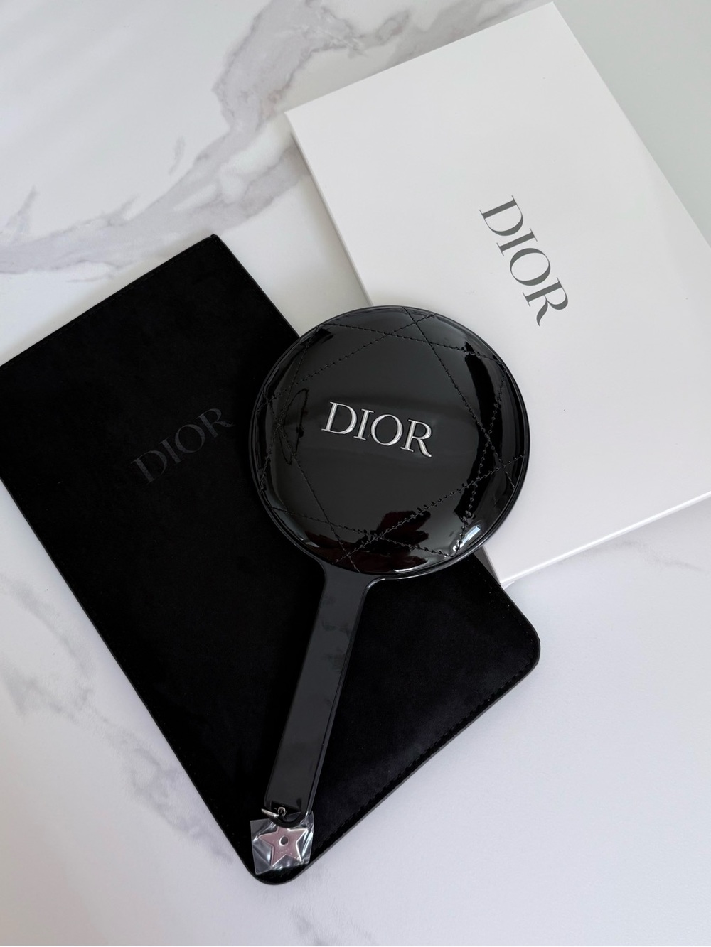 Dior Hand hold Mirror Brand New Dior storage bag